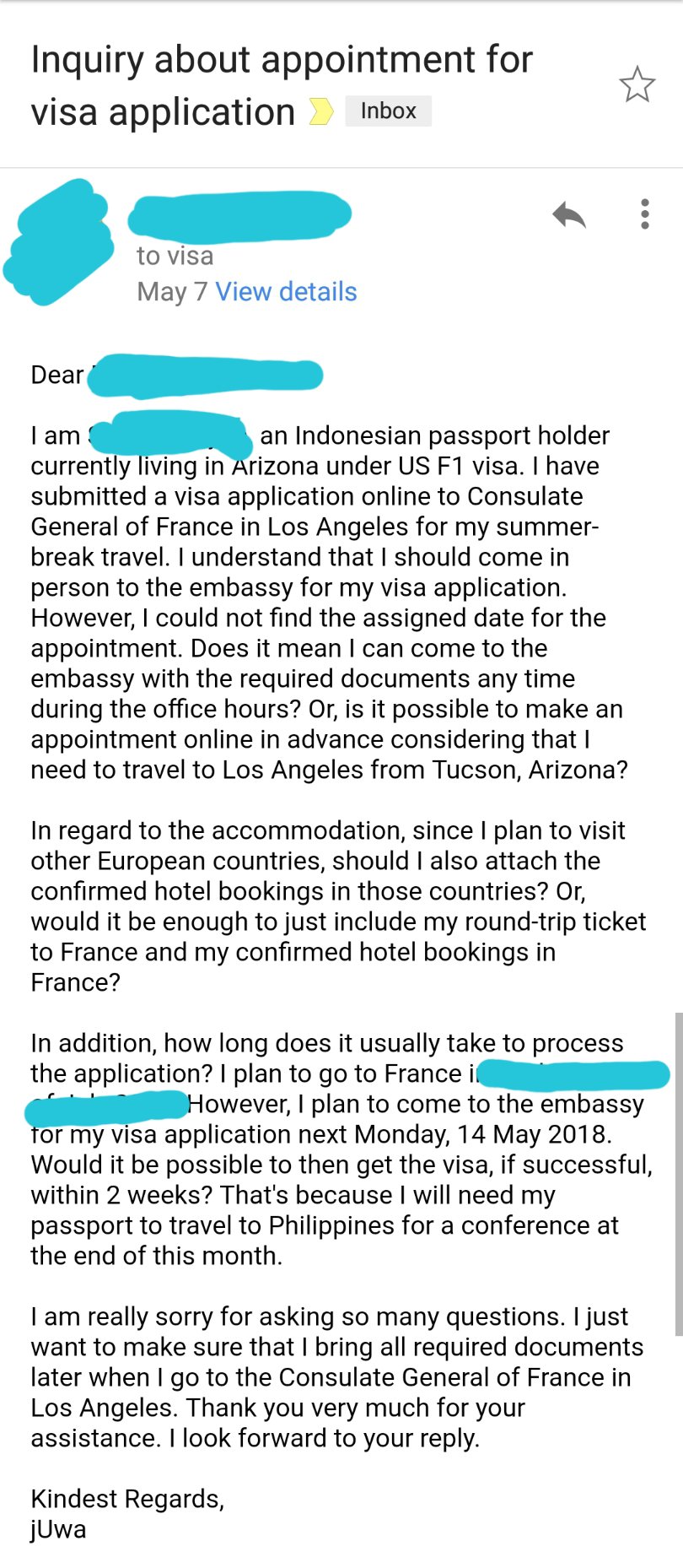 Applying for a Schengen visa (Part 2)